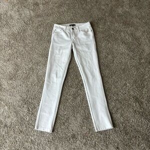 low rise White Skinny jeans
